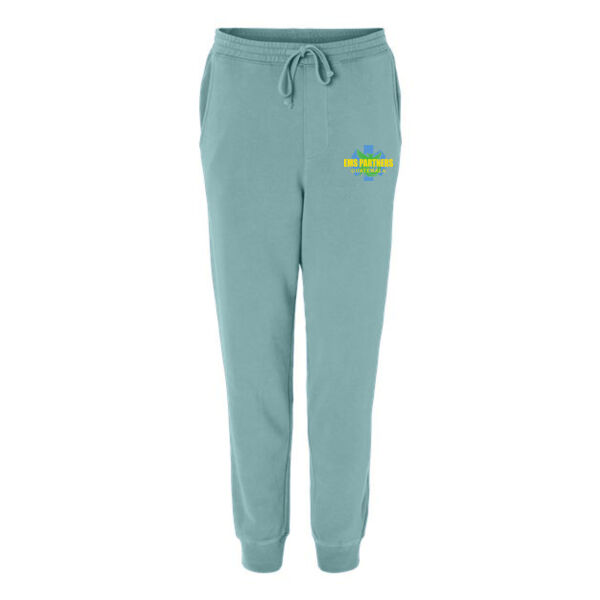 Independent Trading Co. - Unisex Pigment-Dyed Fleece Sweatpants - Printed Logo Thumbnail