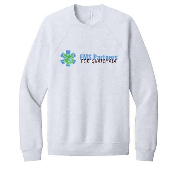 BELLA+CANVAS® Unisex Sponge Fleece Raglan Sweatshirt - Printed Logo Thumbnail