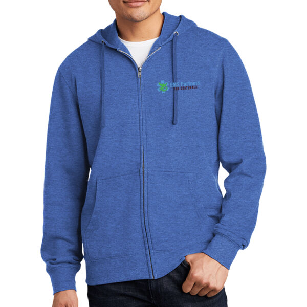District® V.I.T.™ Fleece Full-Zip Hoodie - Embroidered Logo Thumbnail