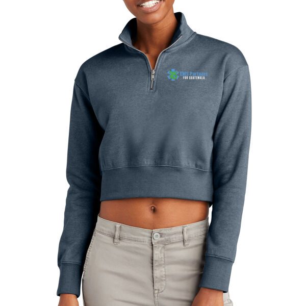 District® Women’s V.I.T.™ Fleece 1/2-Zip - Embroidered Logo Thumbnail