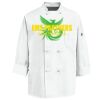 Eight Knot Button Chef Coat with Thermometer Pocket Thumbnail