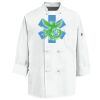 Eight Knot Button Chef Coat with Thermometer Pocket Thumbnail