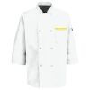Eight Pearl Button Chef Coat with Thermometer Pocket Thumbnail