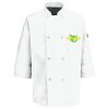Eight Pearl Button Chef Coat with Thermometer Pocket Thumbnail