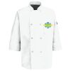Eight Pearl Button Chef Coat with Thermometer Pocket Thumbnail