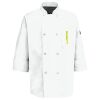 Eight Pearl Button Chef Coat with Thermometer Pocket Thumbnail
