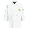 Eight Pearl Button Chef Coat with Thermometer Pocket Thumbnail