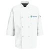 Eight Pearl Button Chef Coat with Thermometer Pocket Thumbnail