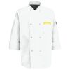 Eight Pearl Button Chef Coat with Thermometer Pocket Thumbnail