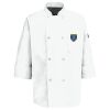 Eight Pearl Button Chef Coat with Thermometer Pocket Thumbnail