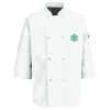 Eight Pearl Button Chef Coat with Thermometer Pocket Thumbnail