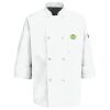 Eight Pearl Button Chef Coat with Thermometer Pocket Thumbnail
