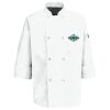 Eight Pearl Button Chef Coat with Thermometer Pocket Thumbnail