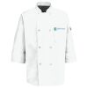 Eight Pearl Button Chef Coat with Thermometer Pocket Thumbnail
