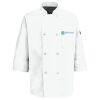 Eight Pearl Button Chef Coat with Thermometer Pocket Thumbnail