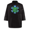 Black Knot Button Chef Coat Thumbnail